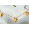 Collier 3 Anthuriums.OR 750/1000.
