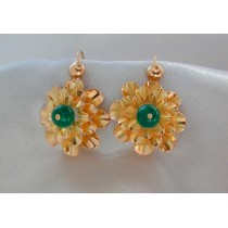 Boucles d' oreilles Nid de guèpes.Or 750/1000
