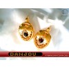 Pendientes oruga.Oro 750/1000