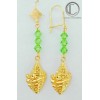 copy of boucles doreilles conque.Or 750/1000