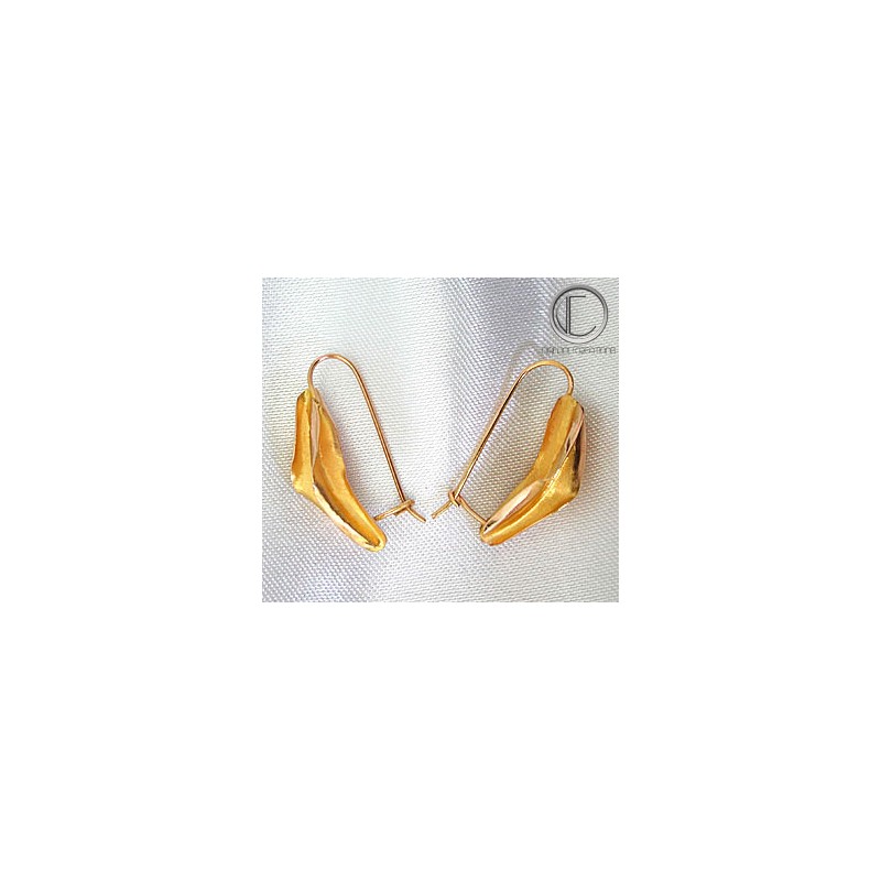 boucles d'oreilles carambole.Or 750/1000