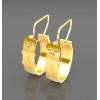Boucles d'Oreilles Briquets.Or 750/1000