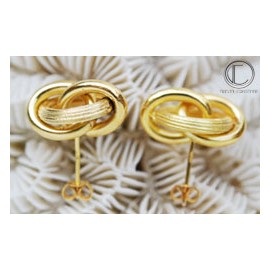 BOUCLES FORCATS .Or 750/1000 Poids:3.25g. OR 750/1000. FAM250402J