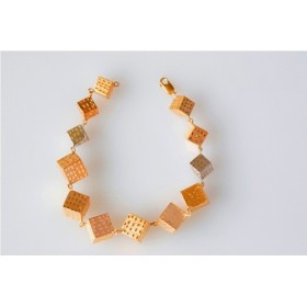 cubic bracelets. gold 18cts
