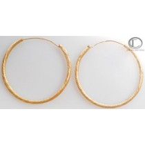 Boucles d'oreilles créoles.Or 750/1000