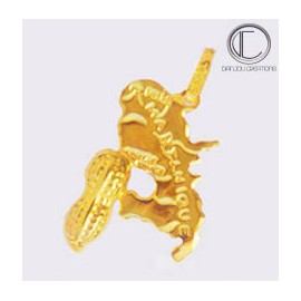 Pendentif carte martinique.Or 750/1000