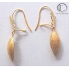 BOUCLES CABOSSES DE CACAO.Or 750/1000