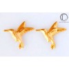 copy of Boucles d' oreilles colibris.OR 750/1000