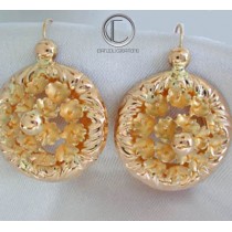 Boucles Dhalia .or 750/1000