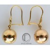 Boucles d'oreilles boules .Or 750/1000