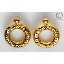 Boucles d'oreilles creoles.Or 750/1000