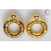 Boucles d'oreilles creoles.Or 750/1000