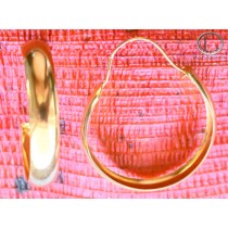 Boucles d'oreilles Cubains.Or 750/1000.