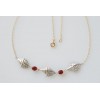 Necklace 3 conchs. GOLD 750/1000