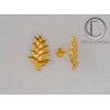 Pendientes baliseros. 750/1000 oro