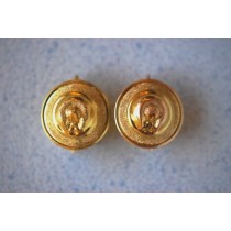boucles doreilles chapeau.Or 750/1000