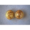 boucles d'oreilles chapeaux.Or 750/1000