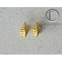 boucles d'oreilles conque.Or 750/1000