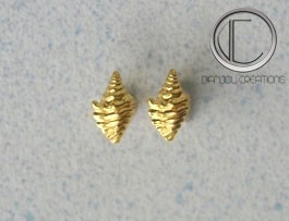 boucles d'oreilles conque.Or 750/1000