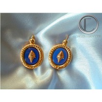 Boucles d'oreilles conque.Or 750/1000