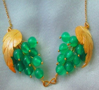 Collier vigne.Or 750/1000