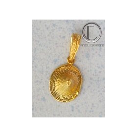 Pendentif bakoua.Or 750/1000
