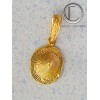 Bakoua Hat Pendant in 18k Gold