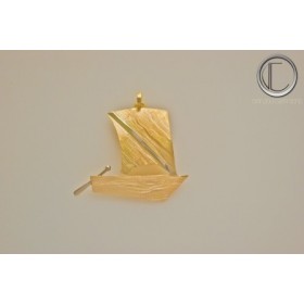 Pendentif yole.Or 750/1000