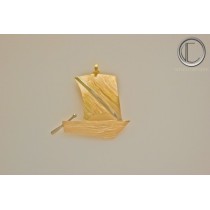 Pendentif yole.Or 750/1000