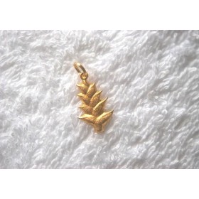 Pendentif balisier.Or 750/1000