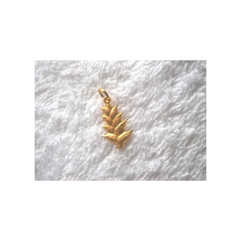 Pendentif balisier.Or 750/1000