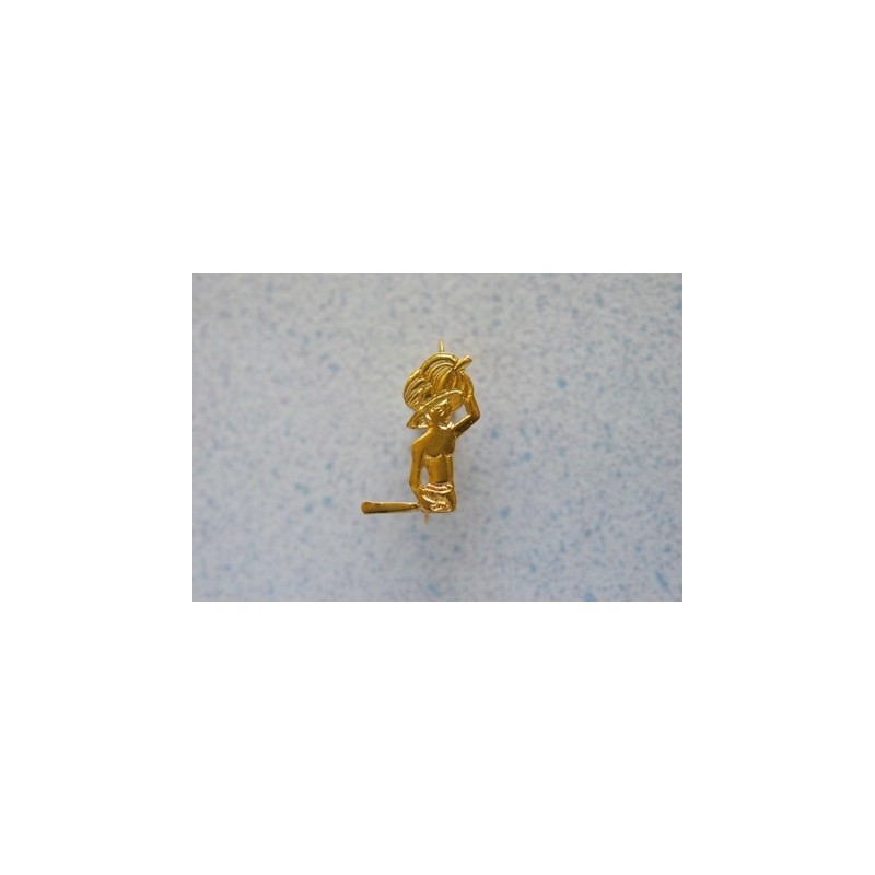 Pendentif porteur de bananes.Or 750/1000