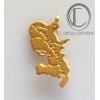 Colgante mapa de Martinica.Oro 750/1000