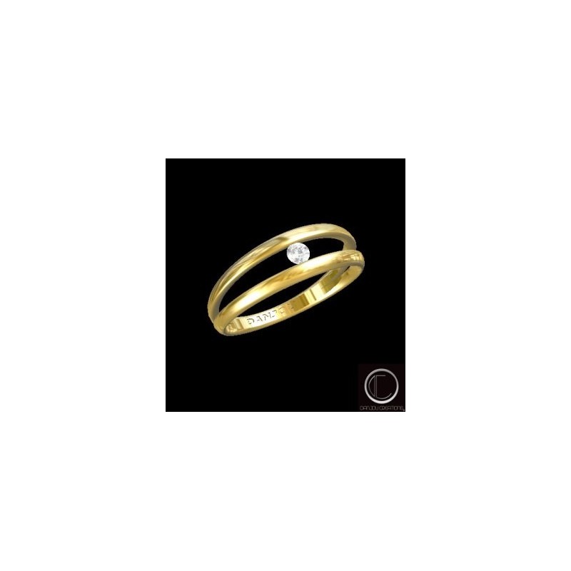 18-kt. Diamond Solitaire ring