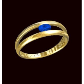 Sapphire Ring.750/1000 Gold