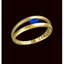 Sapphire Ring.750/1000 Gold