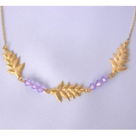 Collier balisier.Or 750/1000
