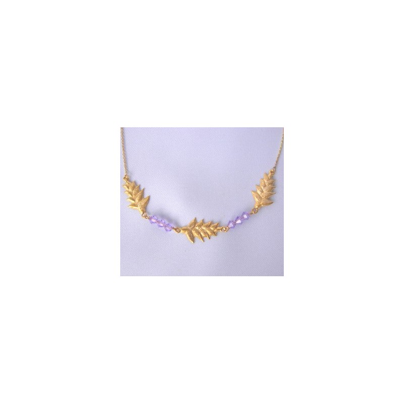 Collier balisier.Or 750/1000