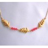 Collar balisero. oro de 18 quilates