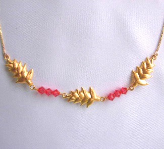 Collar balisero. oro de 18 quilates