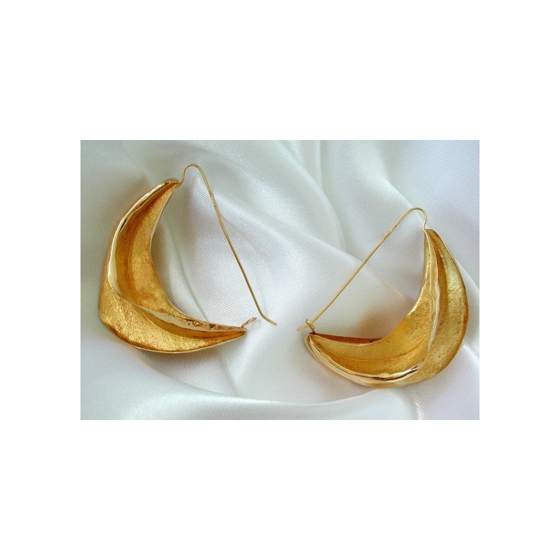 Boucles d'oreilles carambole.OR 750/1000
