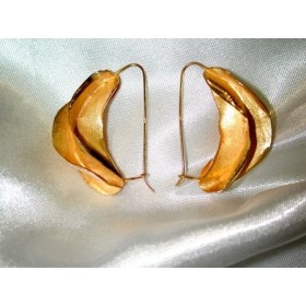 boucles d'oreilles carambole.Or 750/1000