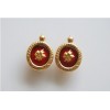 Pendientes Hibiscus.Oro 750/1000