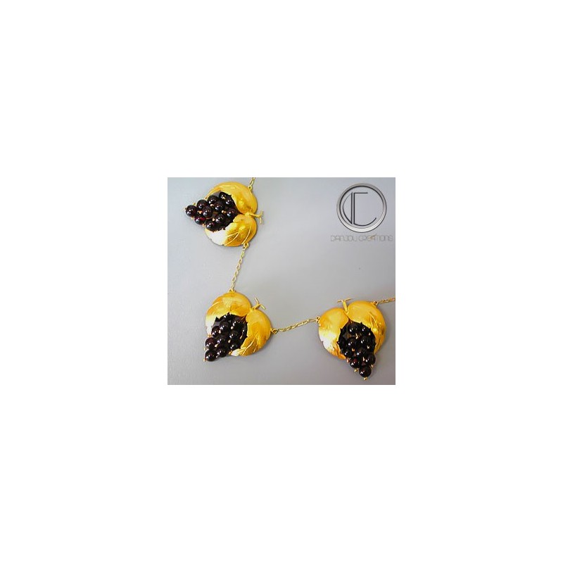 Collier vigne.Or 750/1000