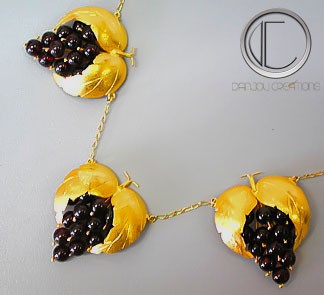 Collar de vid.Oro 750/1000