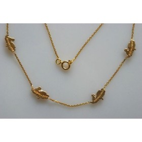 Collier cartes.Or 750/1000