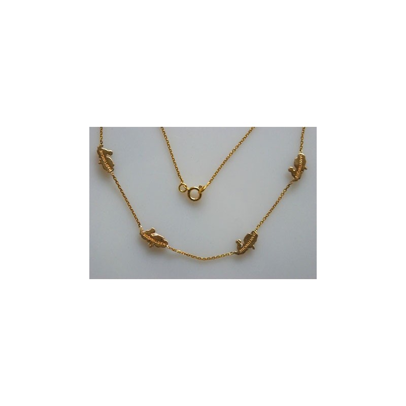 Collier cartes.Or 750/1000