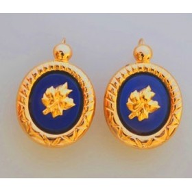 boucles doreilles Hibiscus.Or 750/1000