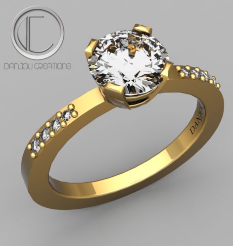Diamond Ring. Gold 750/1000