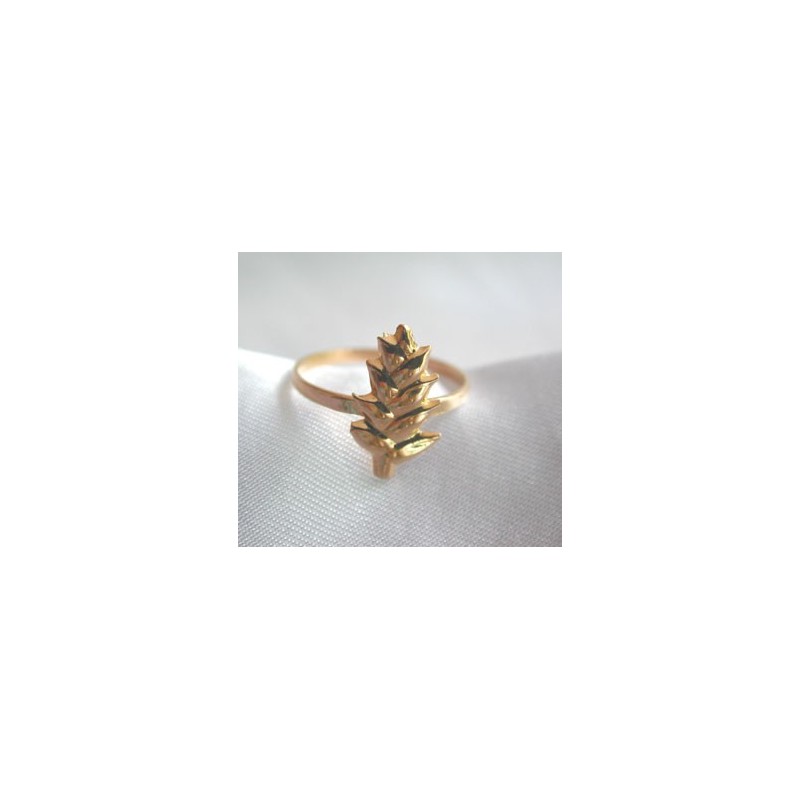Balisier ring.Gold 18 cts